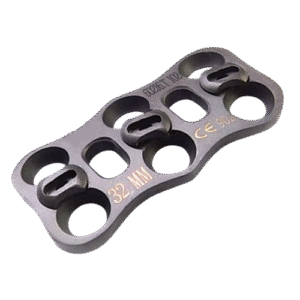 anterior convergent plate (cervical plate)