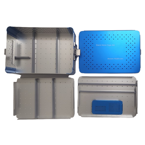 stand alone cage set – titanium spinal fusion implant system