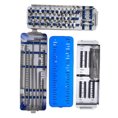 ao type external fixator clamp set – modular orthopedic fracture stabilization kit