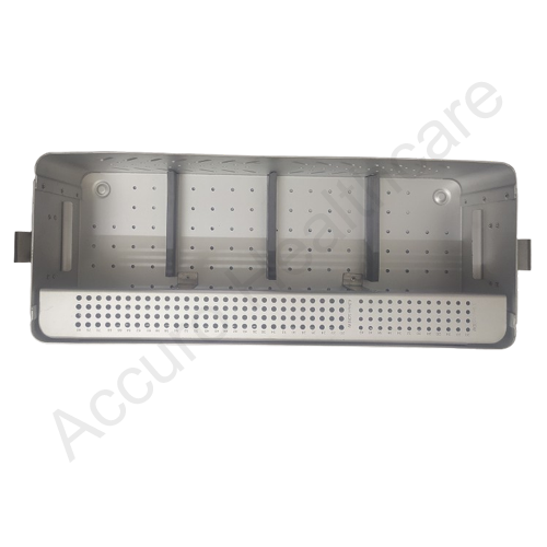 premium tibia femur instrument sterilization box – stainless steel orthopedic storage case